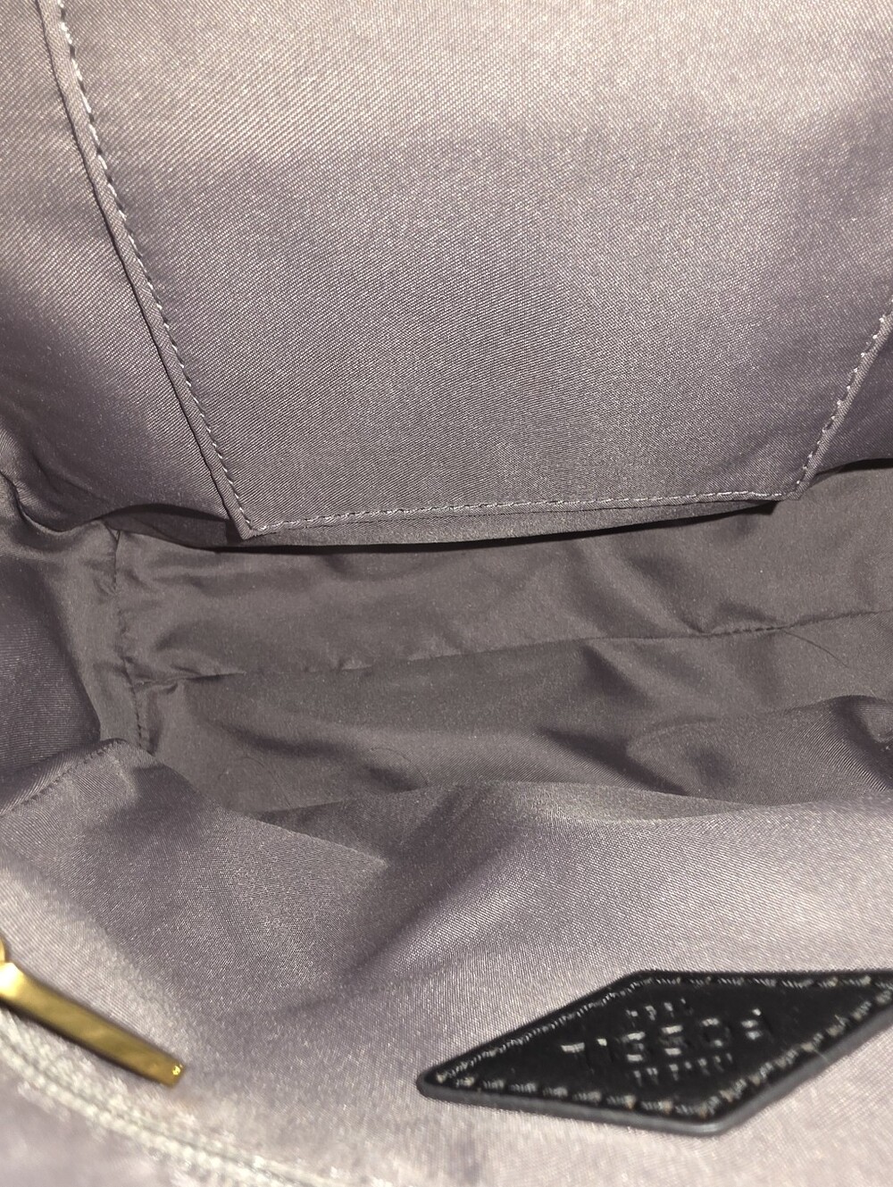 Fossil Cream Leather Backpack with Snake-Print Accent - Picture 4 of 10
